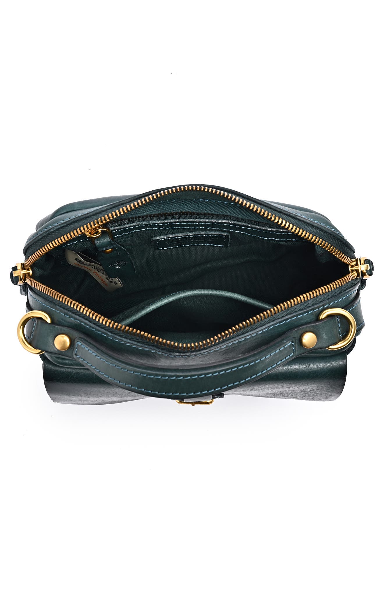 OLD TREND Ficus Leather Crossbody Bag, Alternate, color, Turquoise