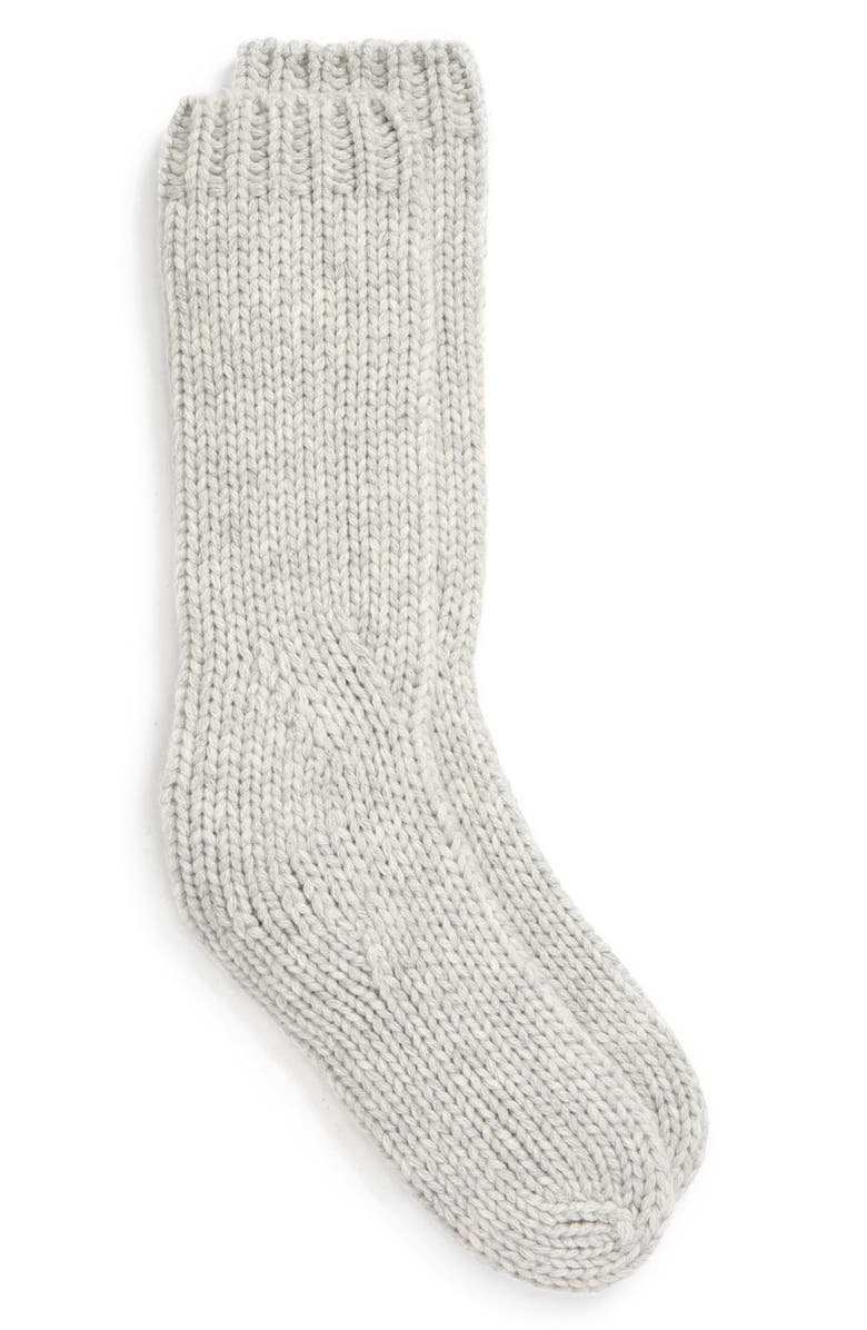 Lafayette 148 New York KindCashmere Crew Socks, Main, color, 