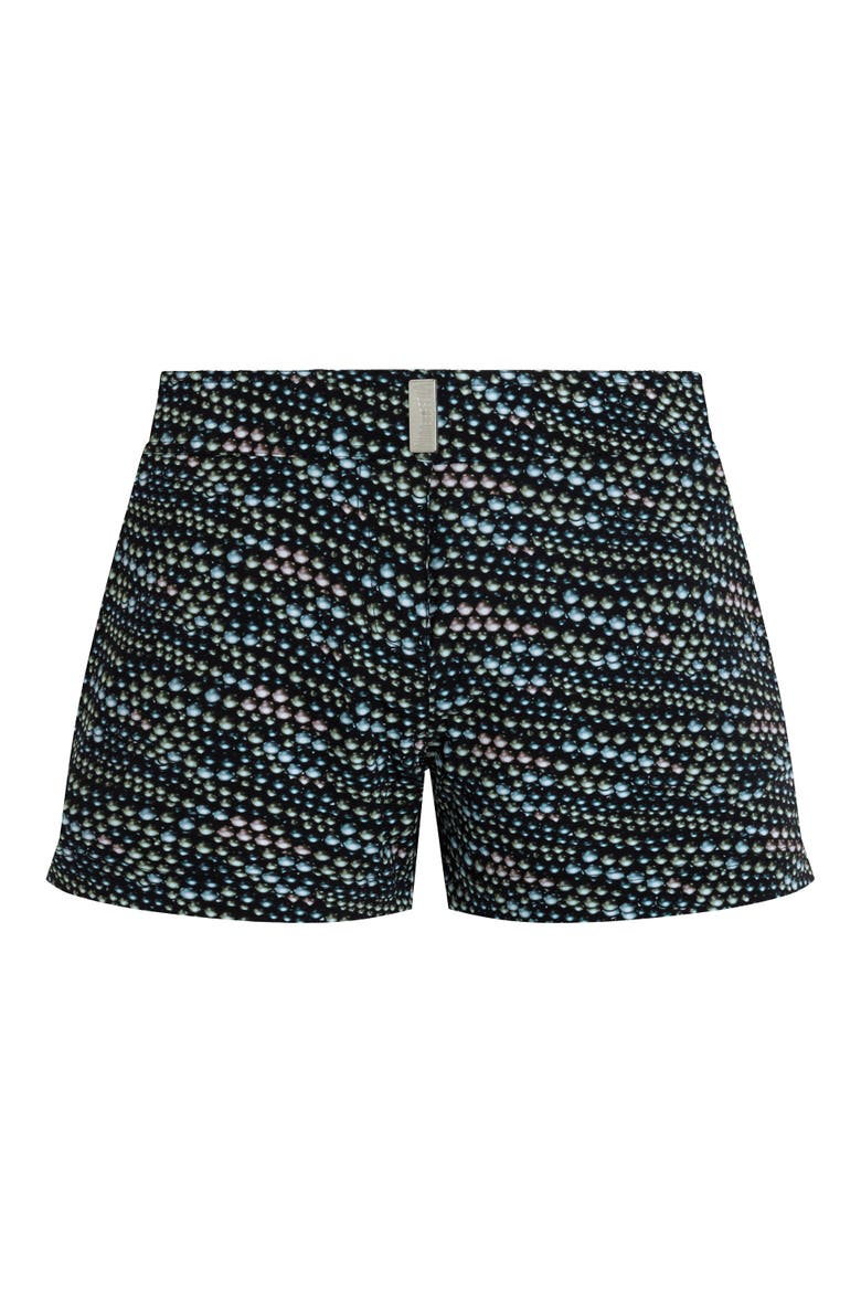 Women's Pearl Stretch Swim Shorts, Alternate, color, NOIR