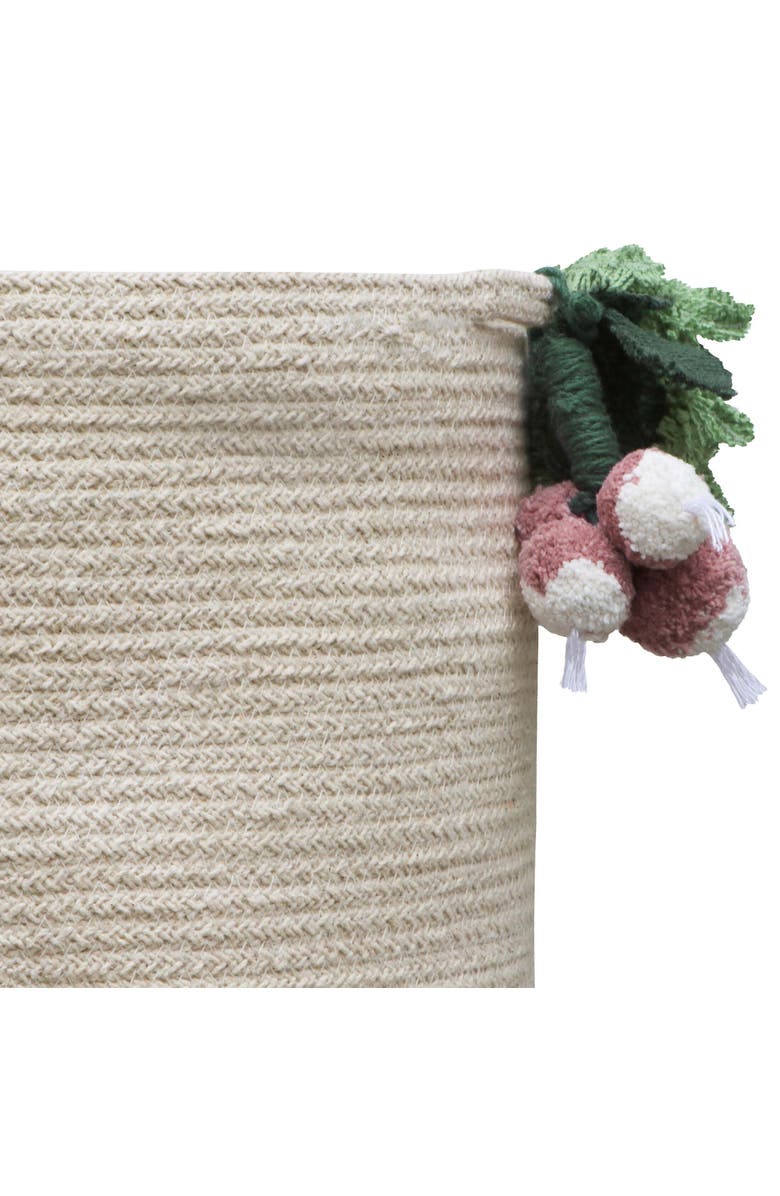 Lorena Canals Basket Veggies, Alternate, color, Multicolor