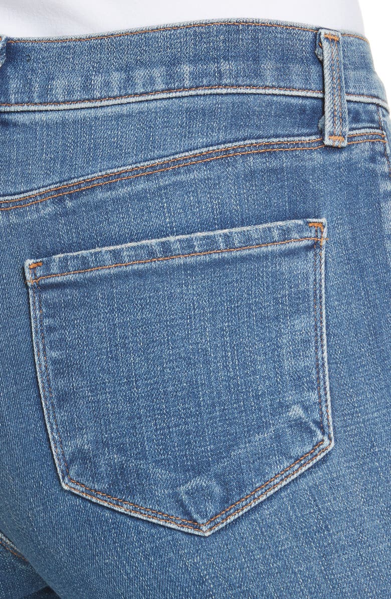 L'AGENCE Sada Crop Slim Jeans, Alternate, color,