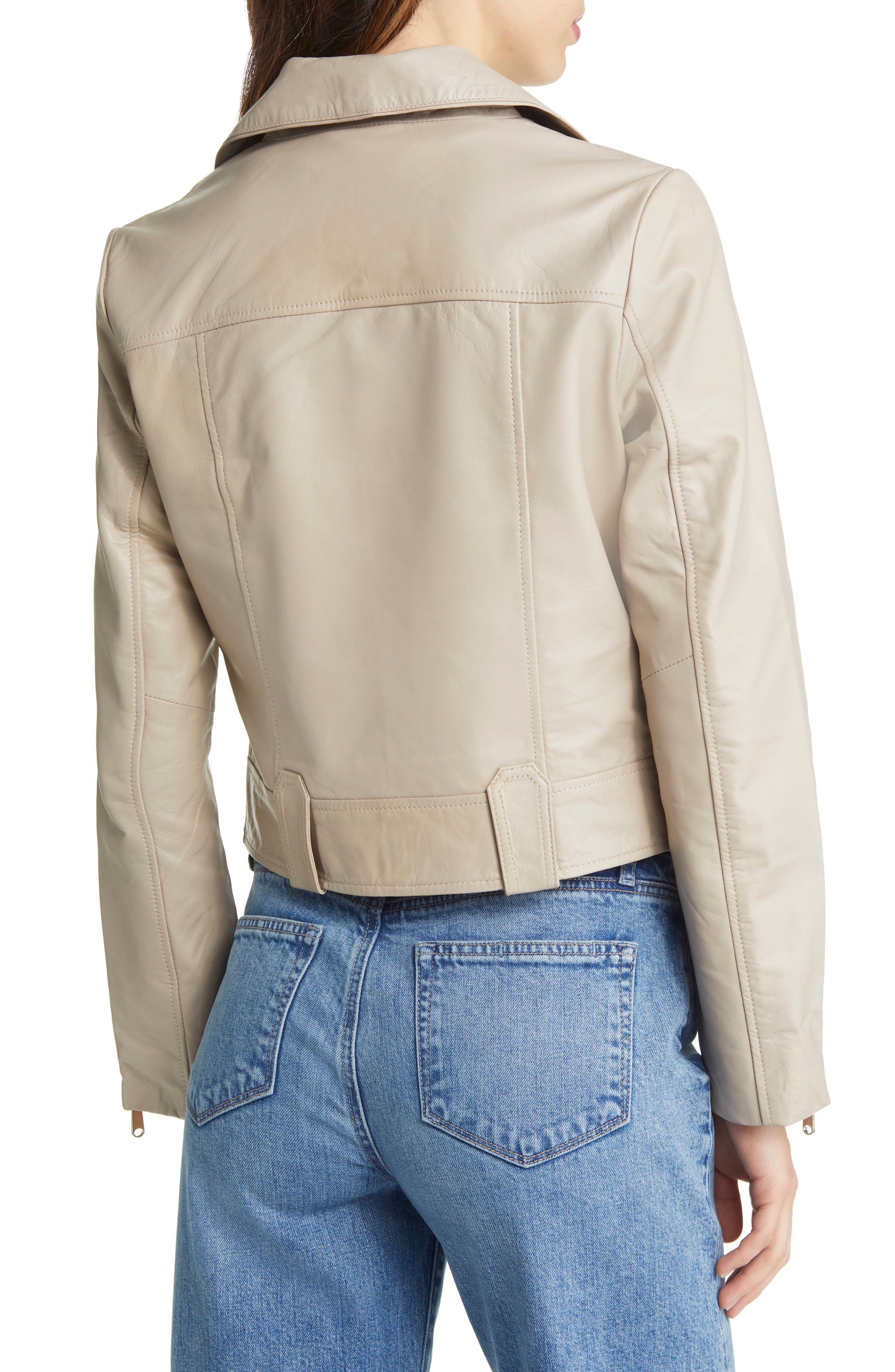 Leather Moto Jacket - image 2