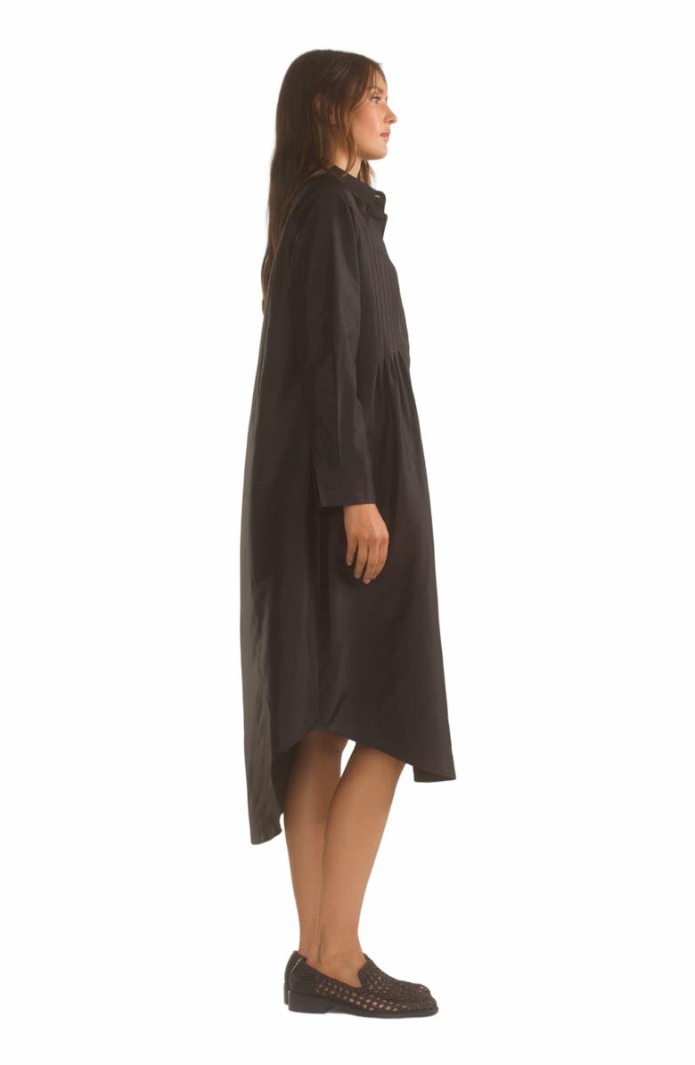 Cynthia Rowley Undercover Silk Taffeta Shirt Dress, Alternate, color, 