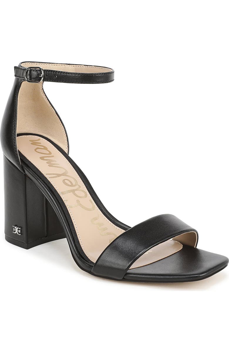 Sam Edelman Daniella Ankle Strap Sandal, Main, color, Black