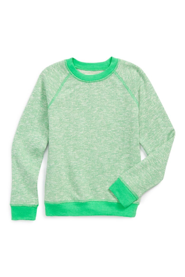 Space Dye Fleece Sweatshirt, Main, color, GREEN CELTIC GRAVITY SPACEDYE