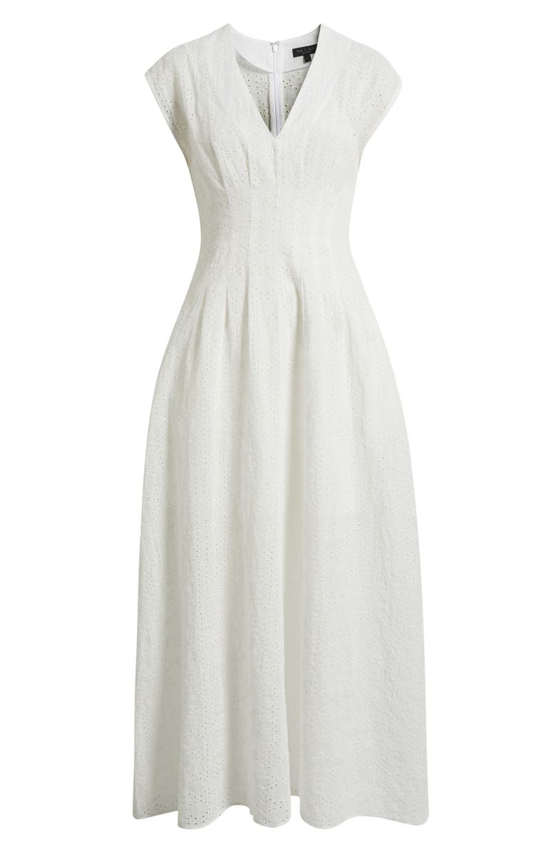 rag & bone Ines Embroidered Maxi Sundress, Alternate, color, 