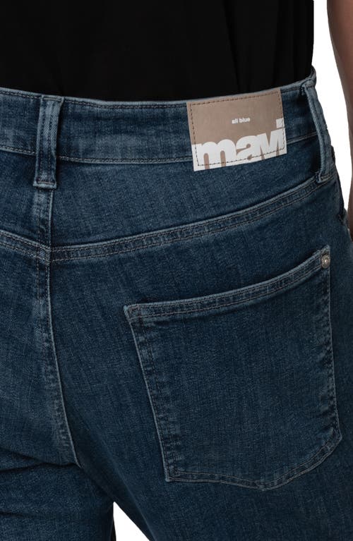 Mavi Jeans Zach Straight Leg Stretch Jeans In Deep Used Classic Blue