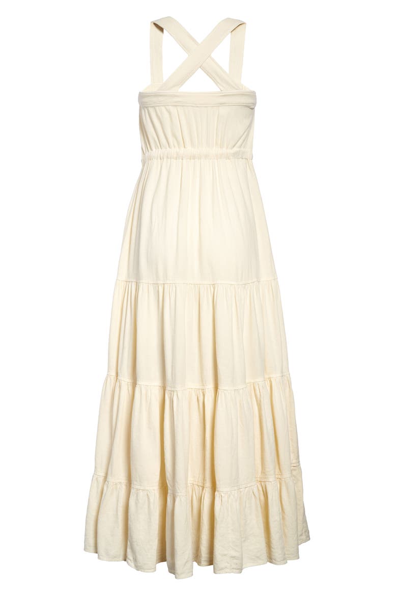 Catch the Breeze Button Front Dress, Alternate, color, IVORY