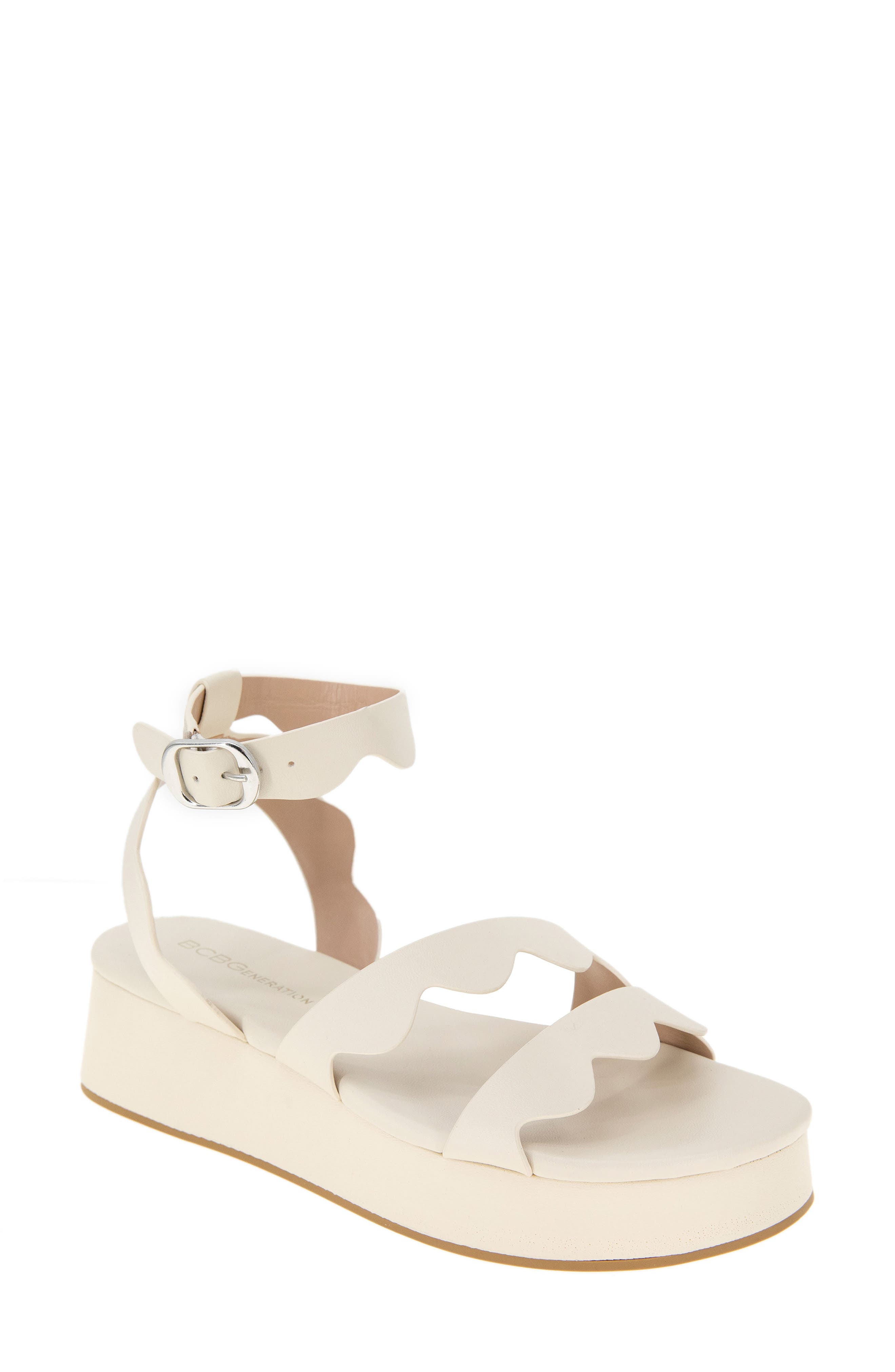 Faye Strappy Platform Sandal, Main, color, BIANCA