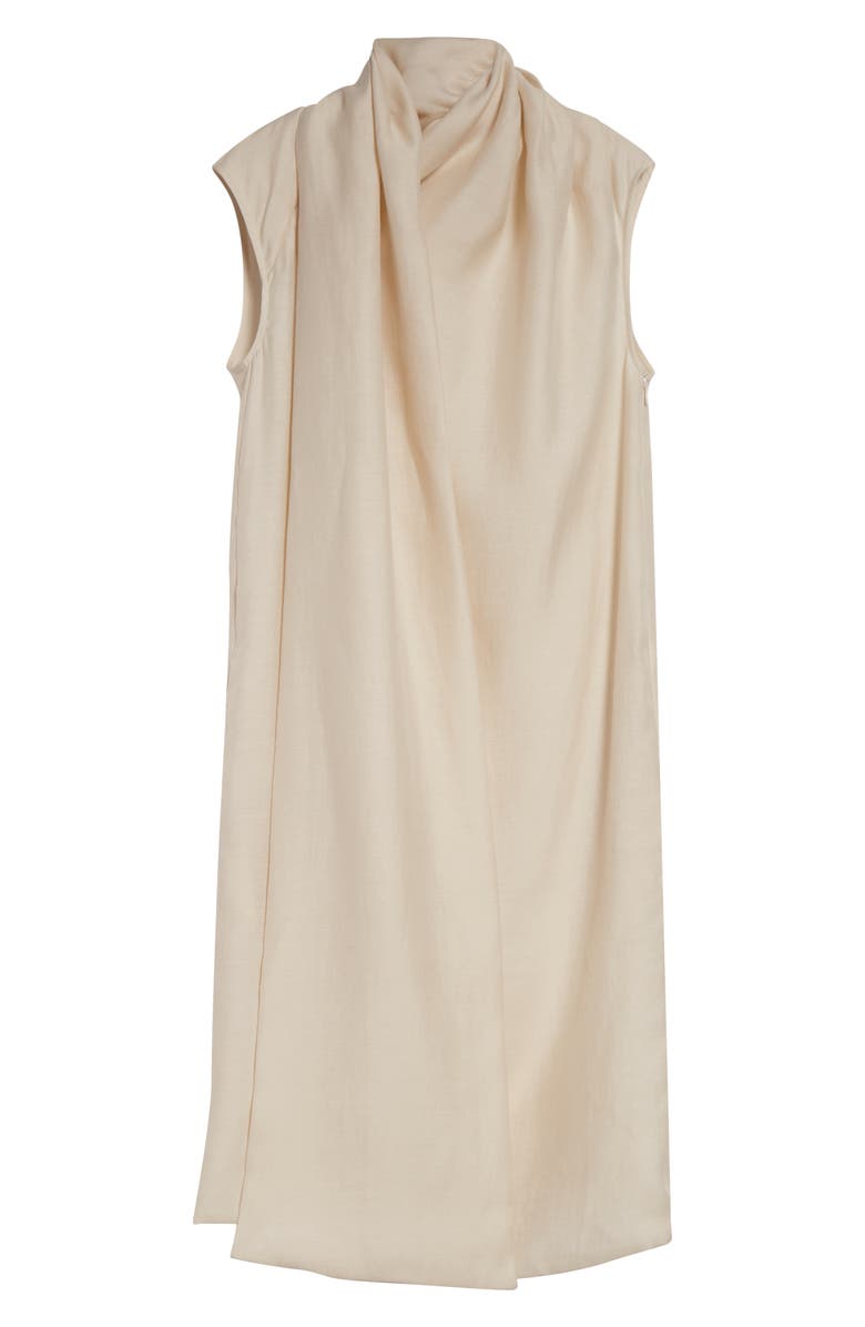 TOTEME Scarf Dress, Alternate, color, Ecru