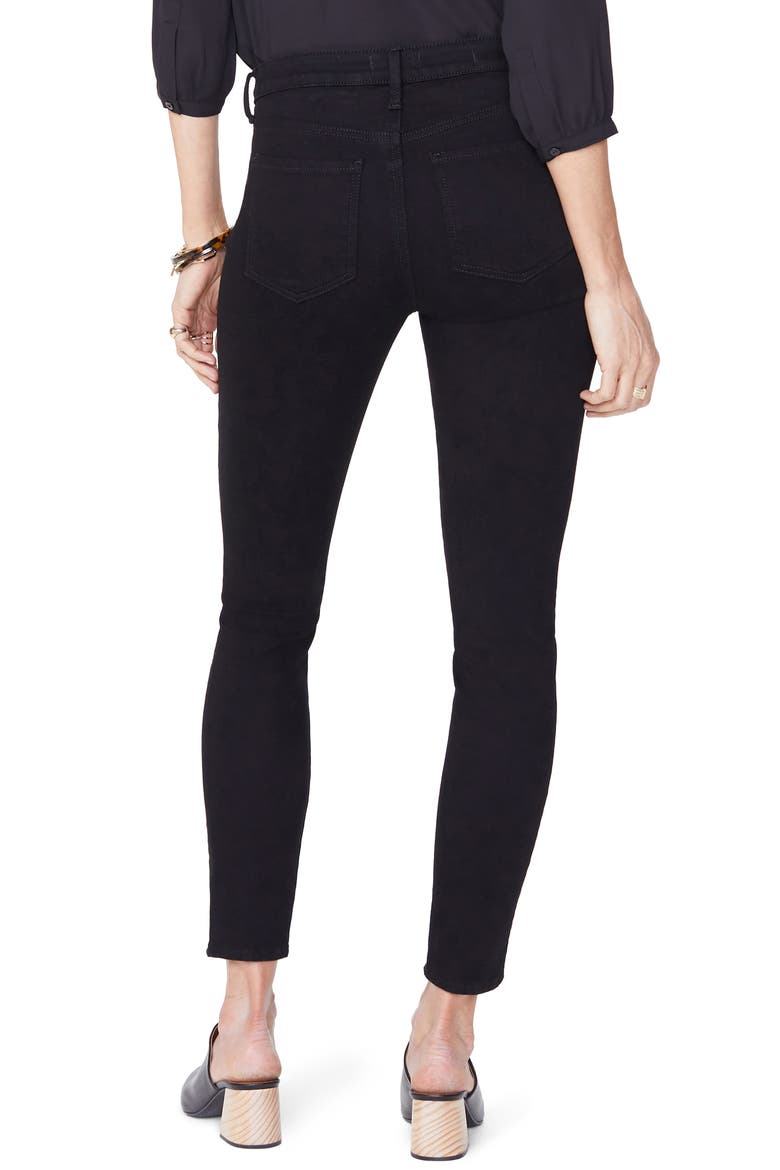 Ami Skinny Jeans, Alternate, color, BLACK