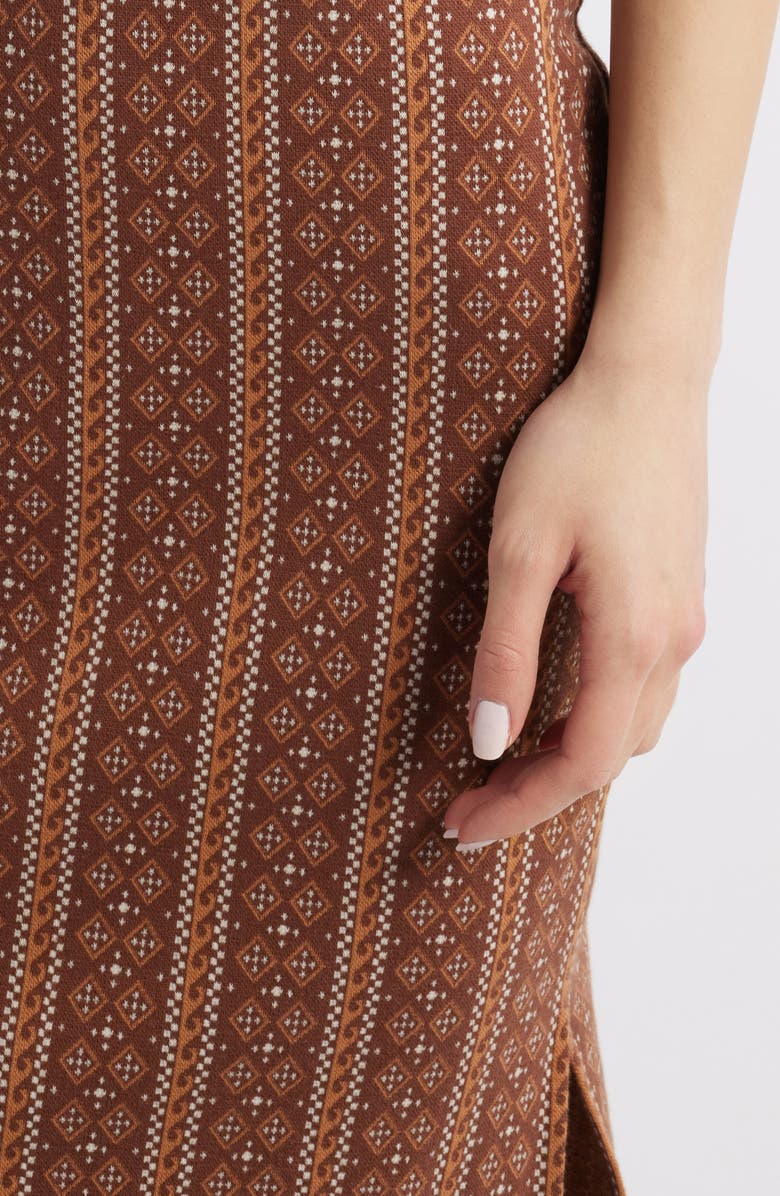 Rip Curl San Carlos Jacquard Stripe Midi Dress, Alternate, color,