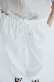 H&M Tie-belt Paper Bag Trousers
