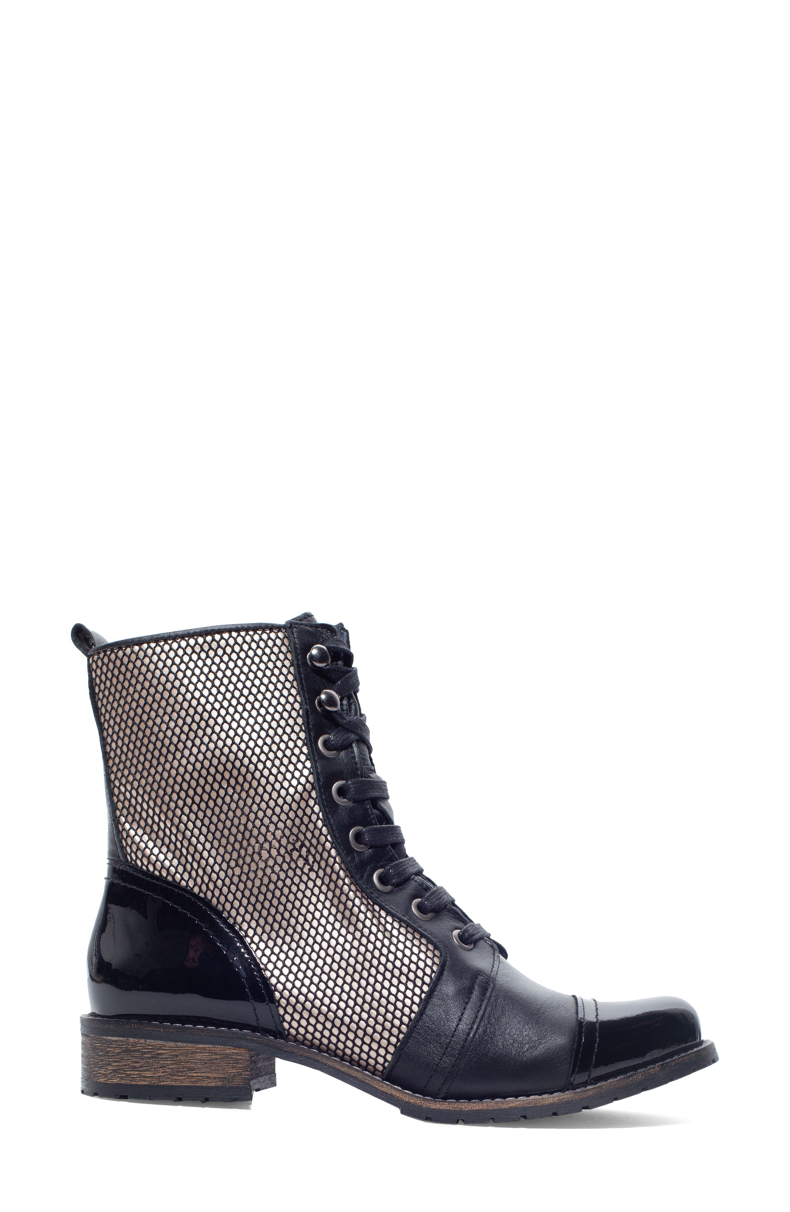 Liberty Elektra Lace-Up Boot, Alternate, color, PAINT IT BLACK