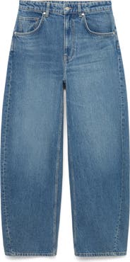 MANGO Mid Rise Balloon Jeans