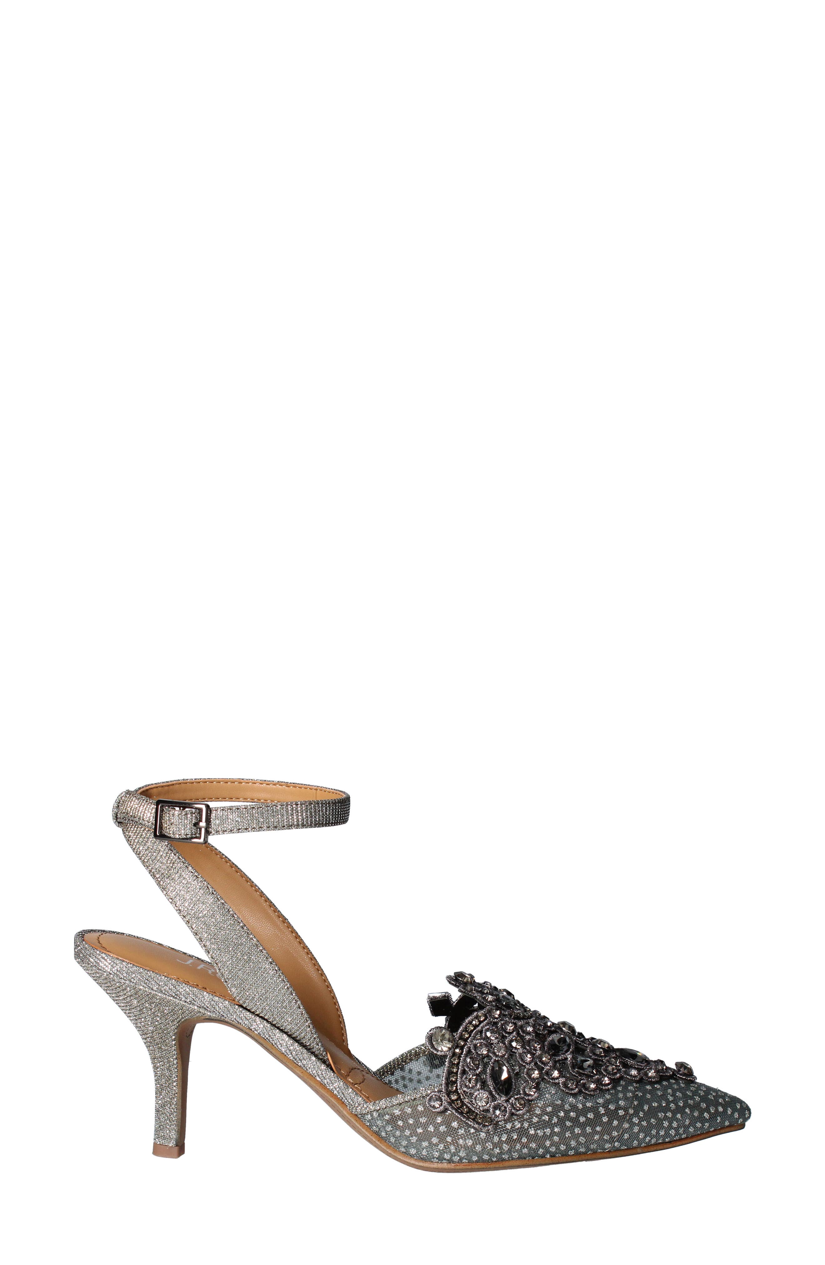 Desdemona Pointed Toe Pump, Alternate, color, PEWTER