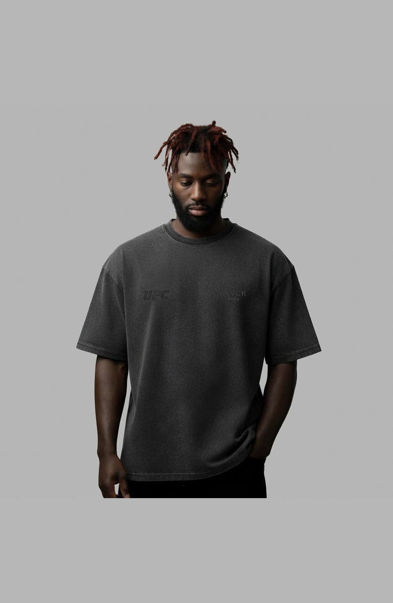 Blvck x UFC Acid Wash Tee, Alternate, color, Gray