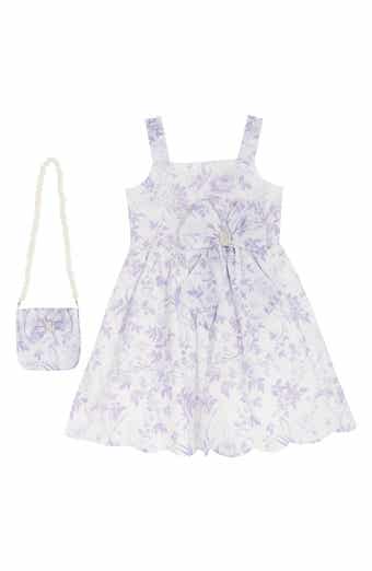 Rare Editions Kids' Toile Print Dress & Crossbody Bag Set