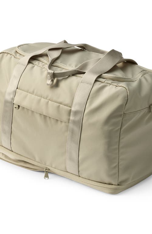 Lands' End Travel Carry On Luggage Duffle Bag In Driftwood Tan