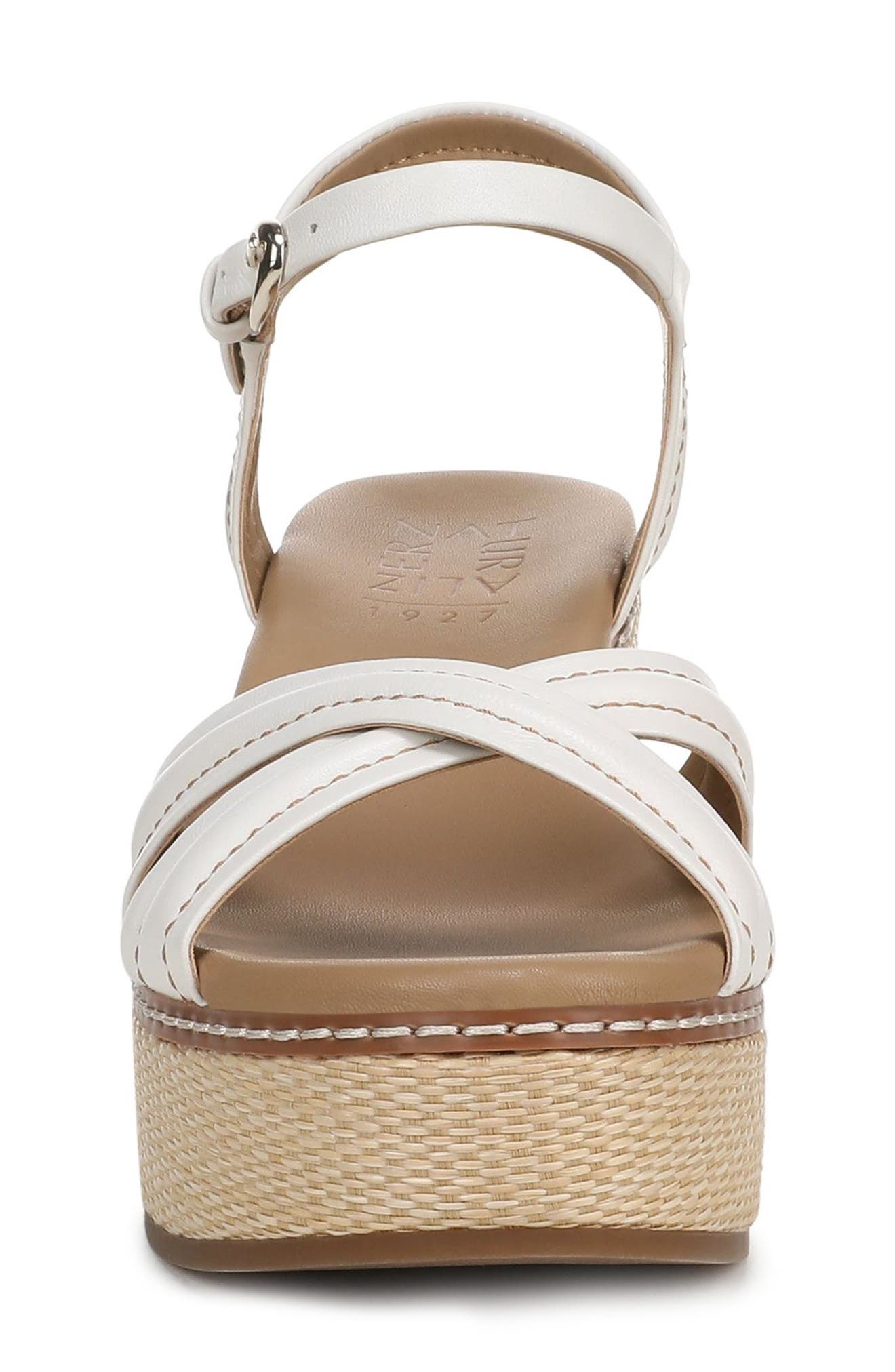 Dovie Ankle Straple Platform Wedge, Alternate, color, WARM WHITE