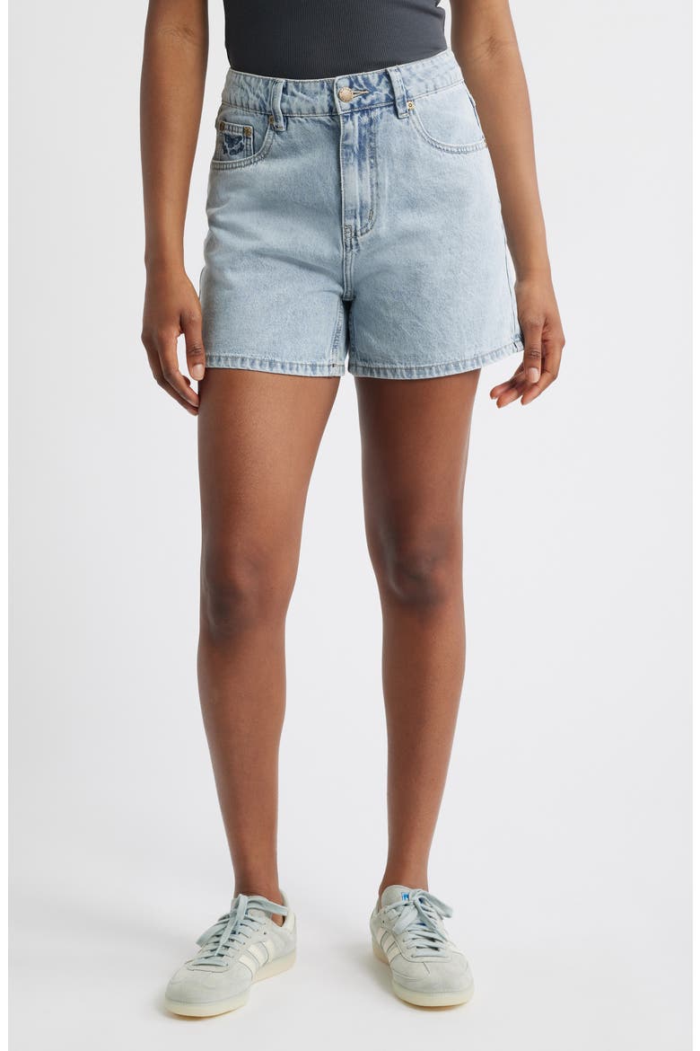 Tabby Denim Shorts, Main, color, VINTAGE BLUE