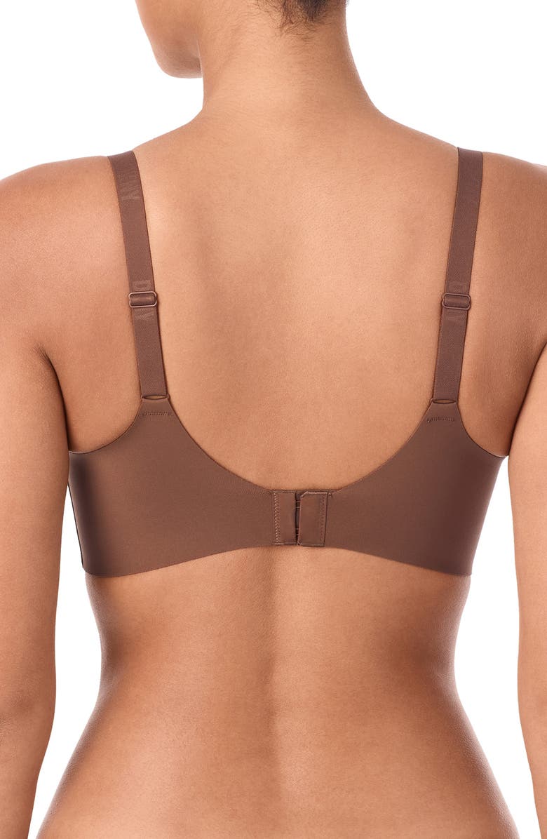 DKNY Active Comfort Bra, Alternate, color, Chocolate