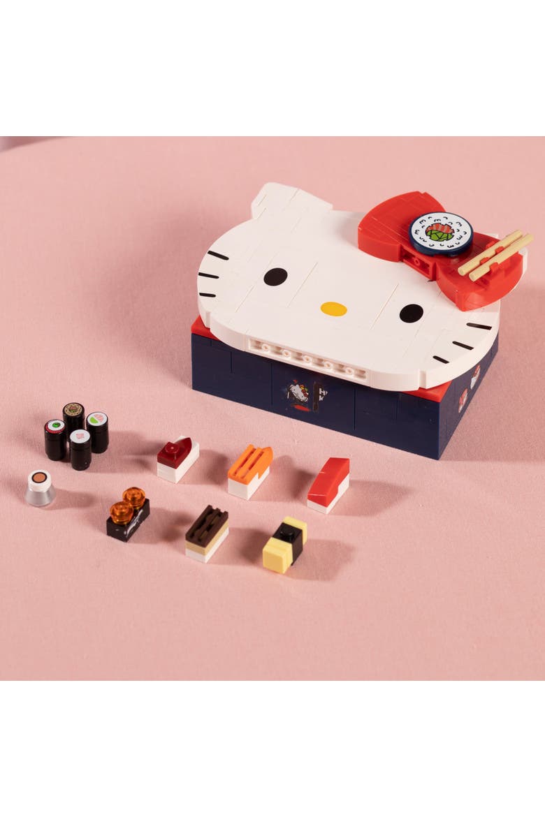 Hello Kitty Bento Box Building Set, Alternate, color, Pink