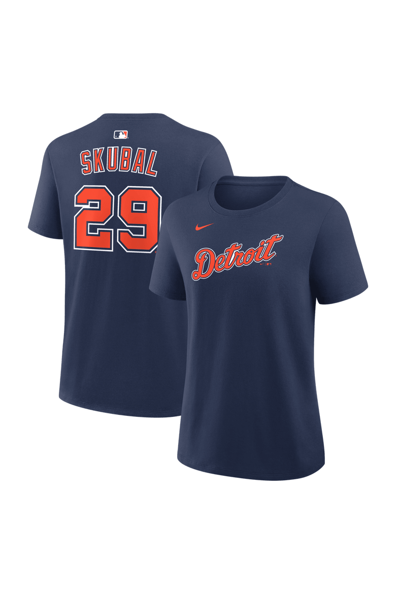 Women's Nike Tarik Skubal Navy Detroit Tigers Name & Number T-Shirt, Main, color, Navy