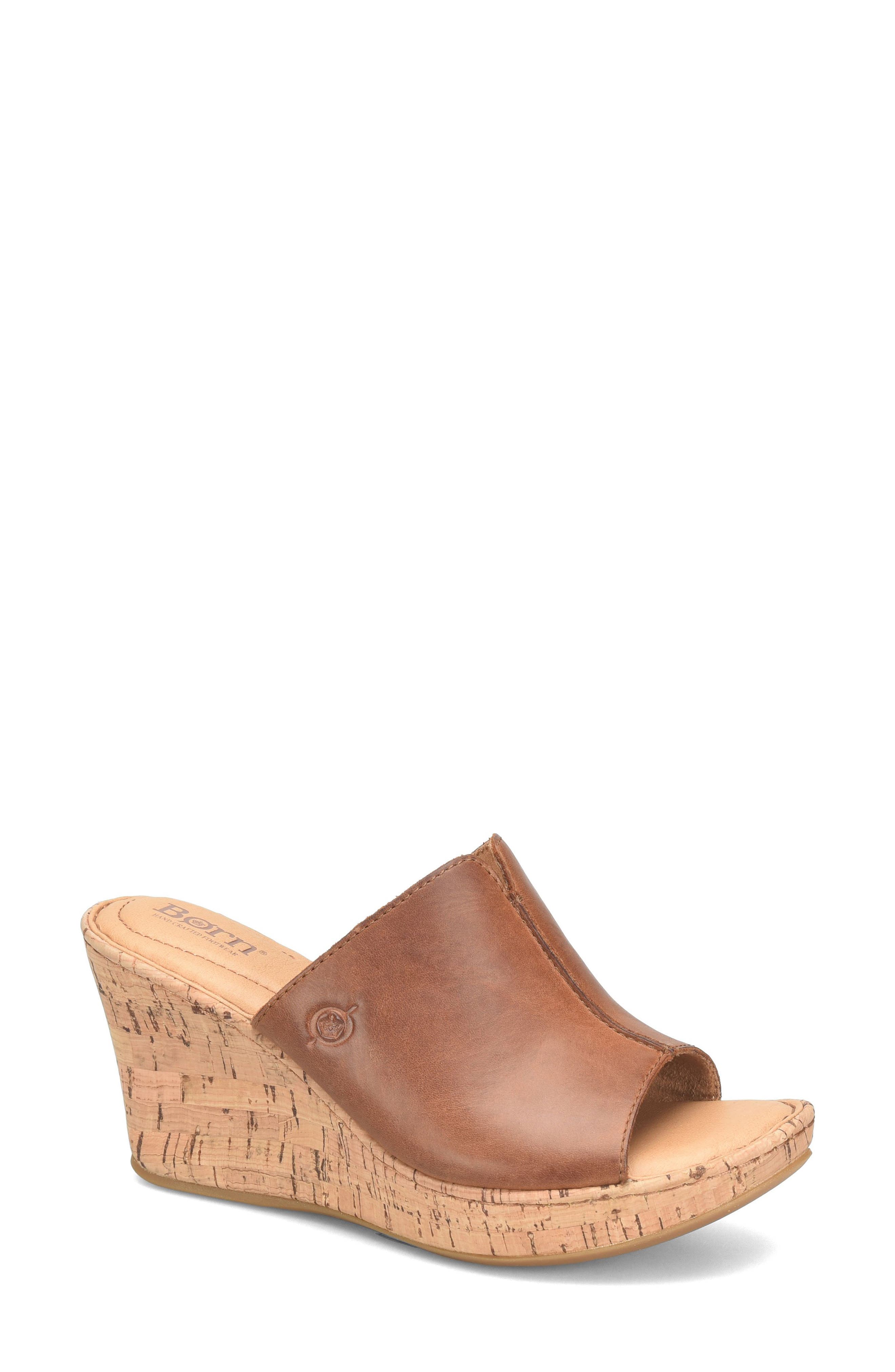 Børn Arie Platform Wedge Sandal, Main, color, 