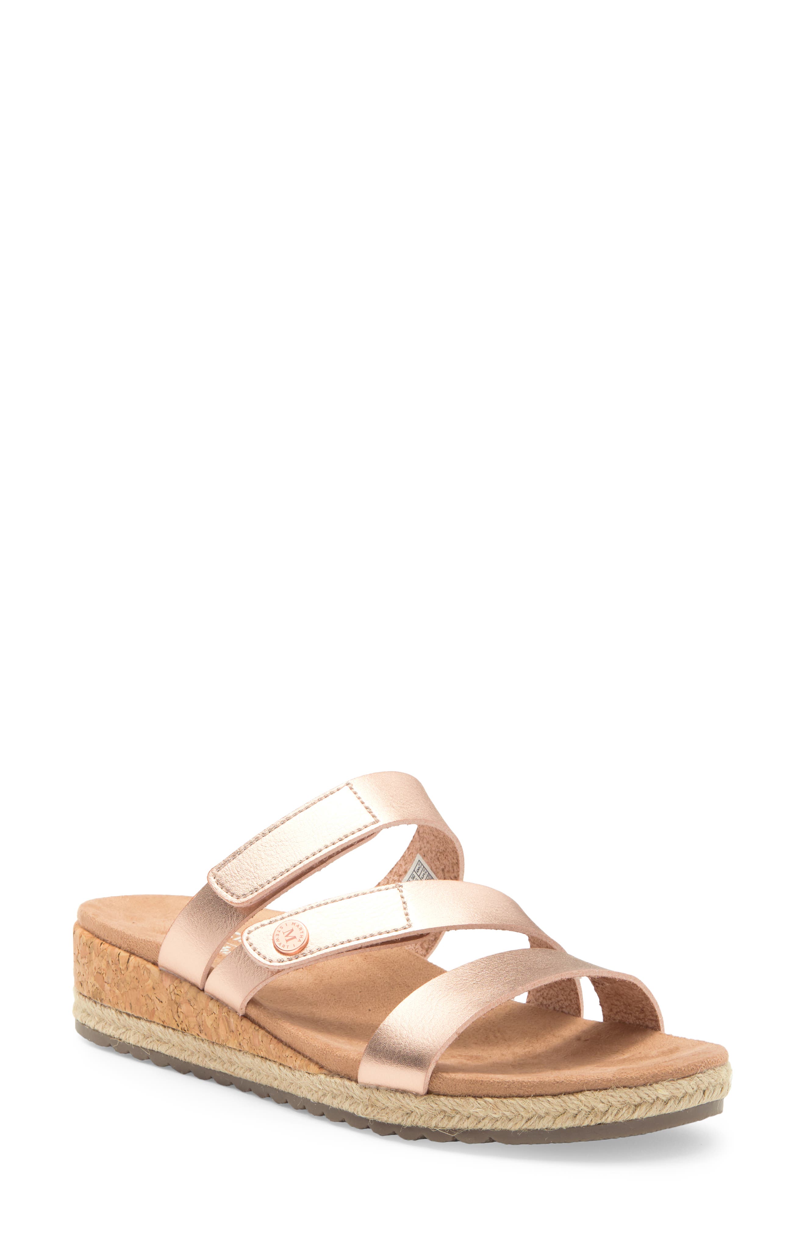 skechers rose gold sandals
