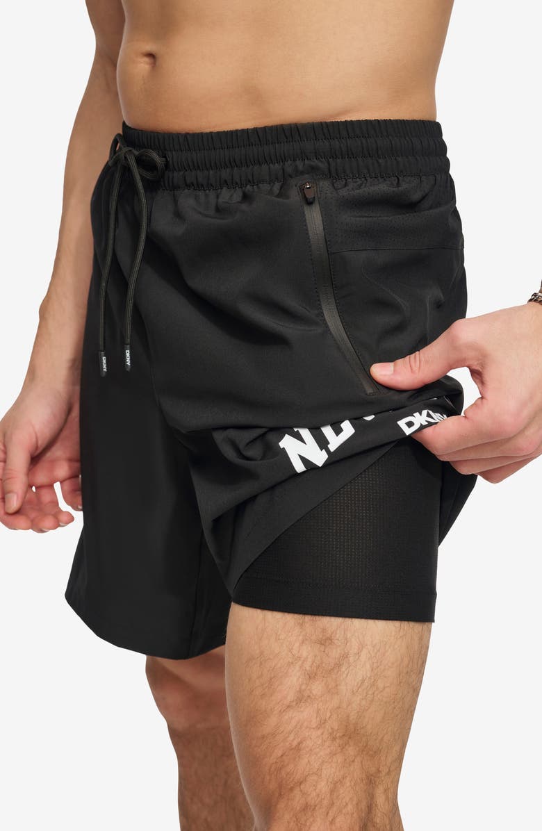 DKNY NY Core Volley Swim Trunks, Alternate, color,