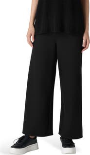 Eileen Fisher Ponte Wide Leg Pants