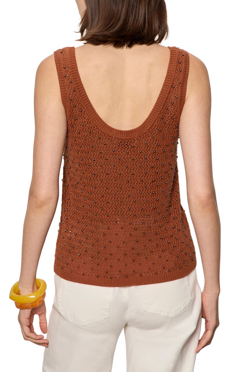 Sanctuary Dune Studded Cotton Tank, Alternate, color,