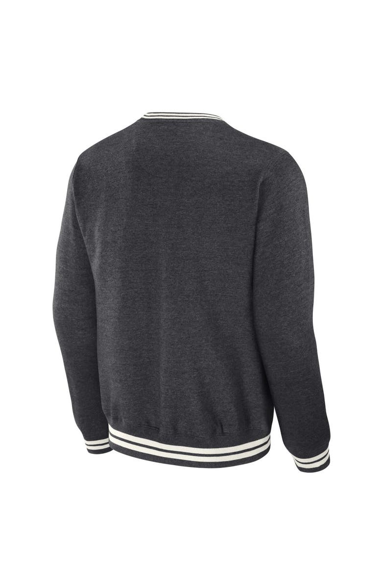 Darius Rucker Collection by Fanatics Men's Darius Rucker Collection by Fanatics  Heather Charcoal Seattle Mariners Vintage Pullover Sweatshirt, Alternate, color, 