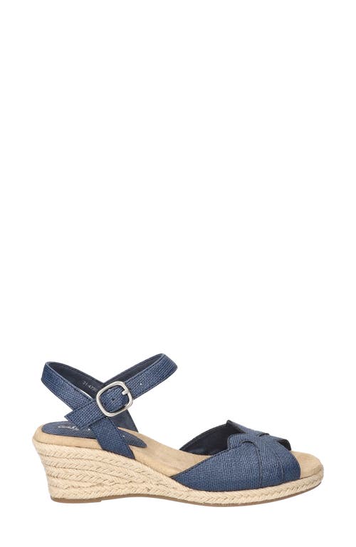 EASY STREET EASY STREET MIRAMAR ANKLE STRAP WEDGE SANDAL