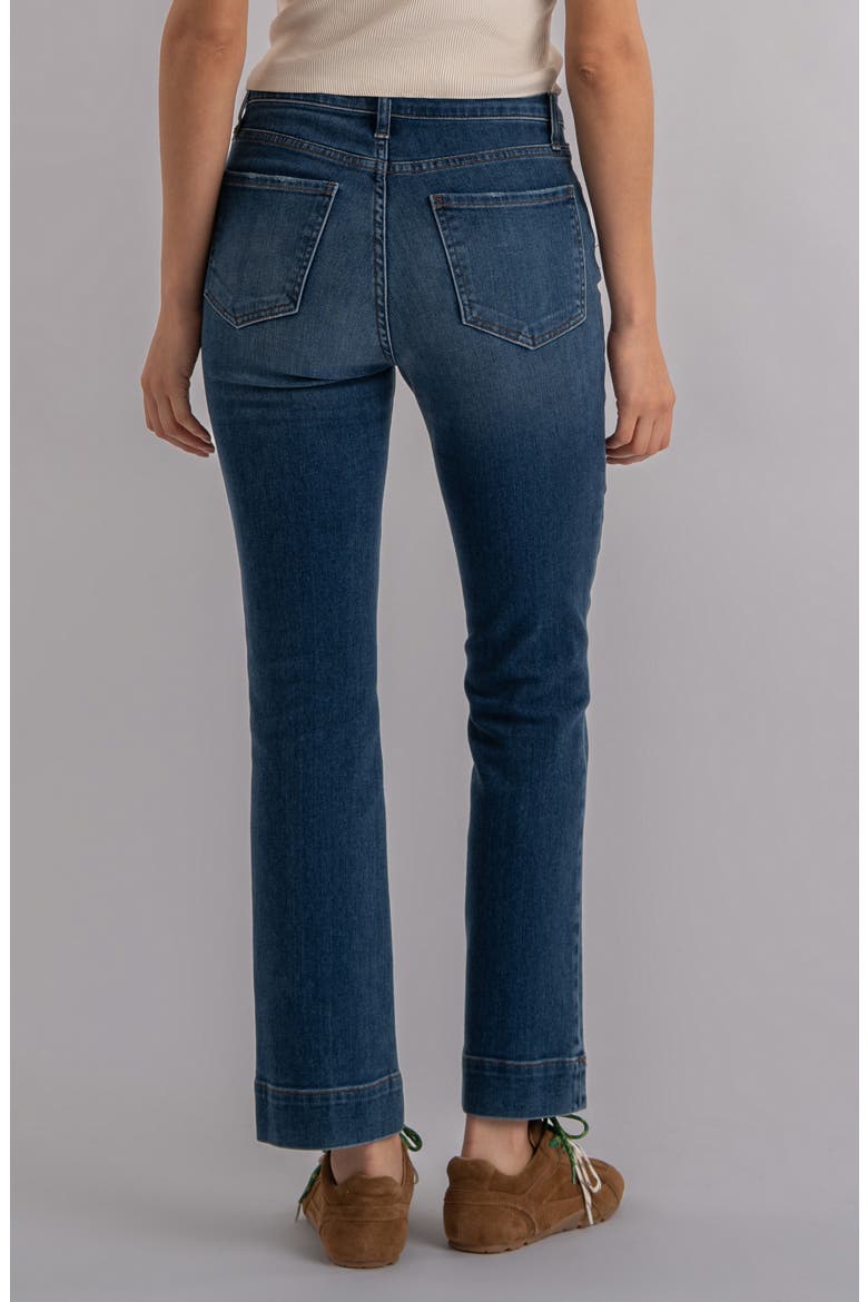 Kelsey Fab Ab High Waist Kick Flare Jeans, Alternate, color, COOL