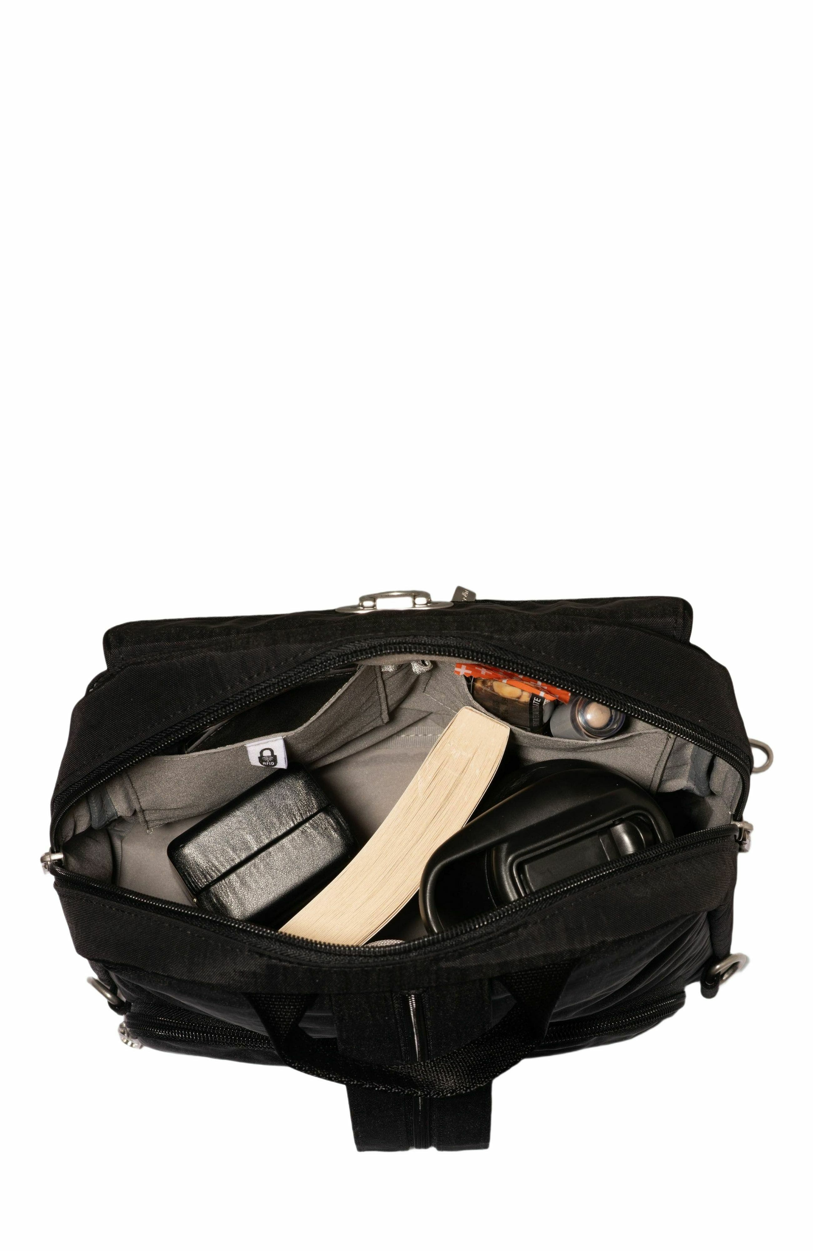 Coastal Flip Lock Day Pack, Alternate, color, BLACK