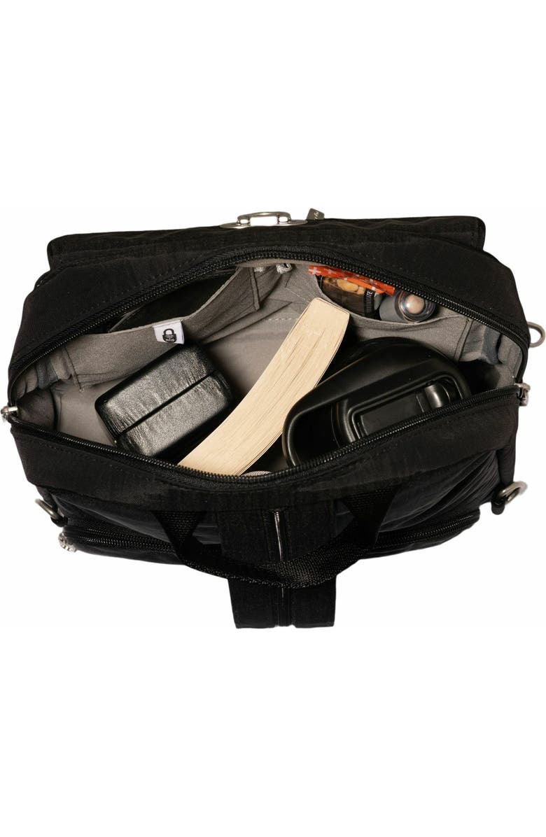 BAGGALLINI Coastal Flip Lock Day Pack, Alternate, color, Black