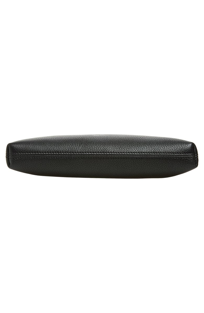 TOM FORD Wristlet Strap Grain Leather Pouch, Alternate, color, Naa Black