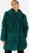 Yumi Luxe Long Hair Faux Fur Coat