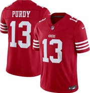 Nike Men's Nike Brock Purdy Scarlet San Francisco 49ers Team Vapor F.U.S.E. Stitched Limited Jersey