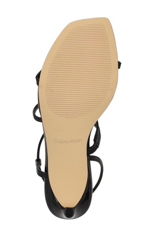 Calvin Klein Hadlee Sandal In Black