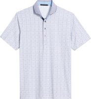 Greyson Echo Falls Geo Print Performance Golf Polo