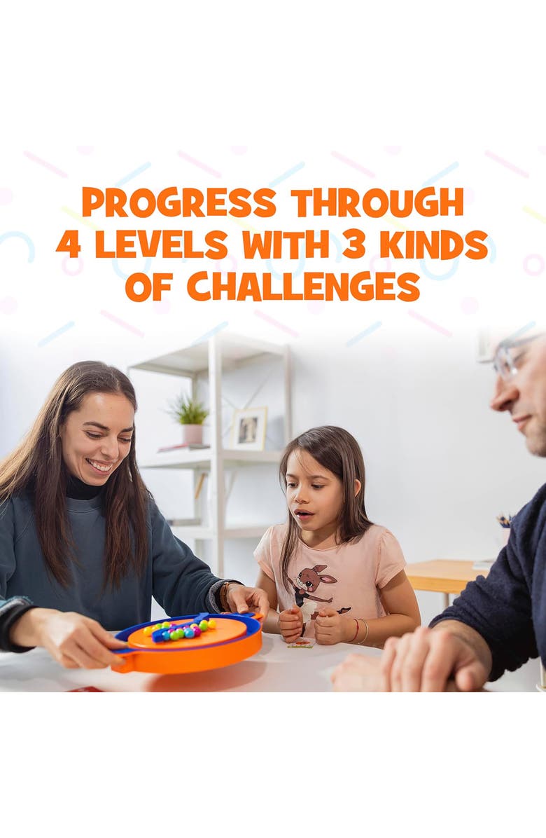 FoxMind Marble Garble Family Dexterity Game, Alternate, color, Multicolored