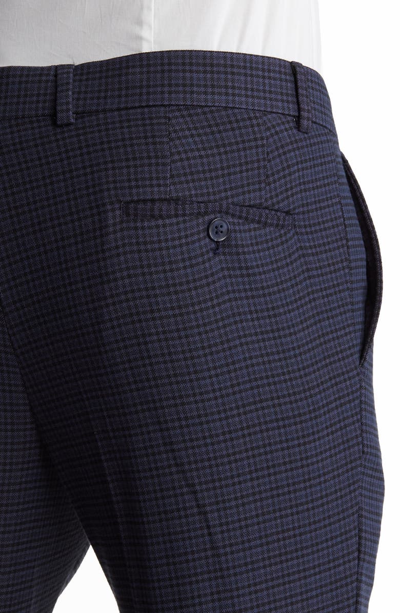 SAVILE ROW CO Check Two-Piece Suit, Alternate, color, Blue