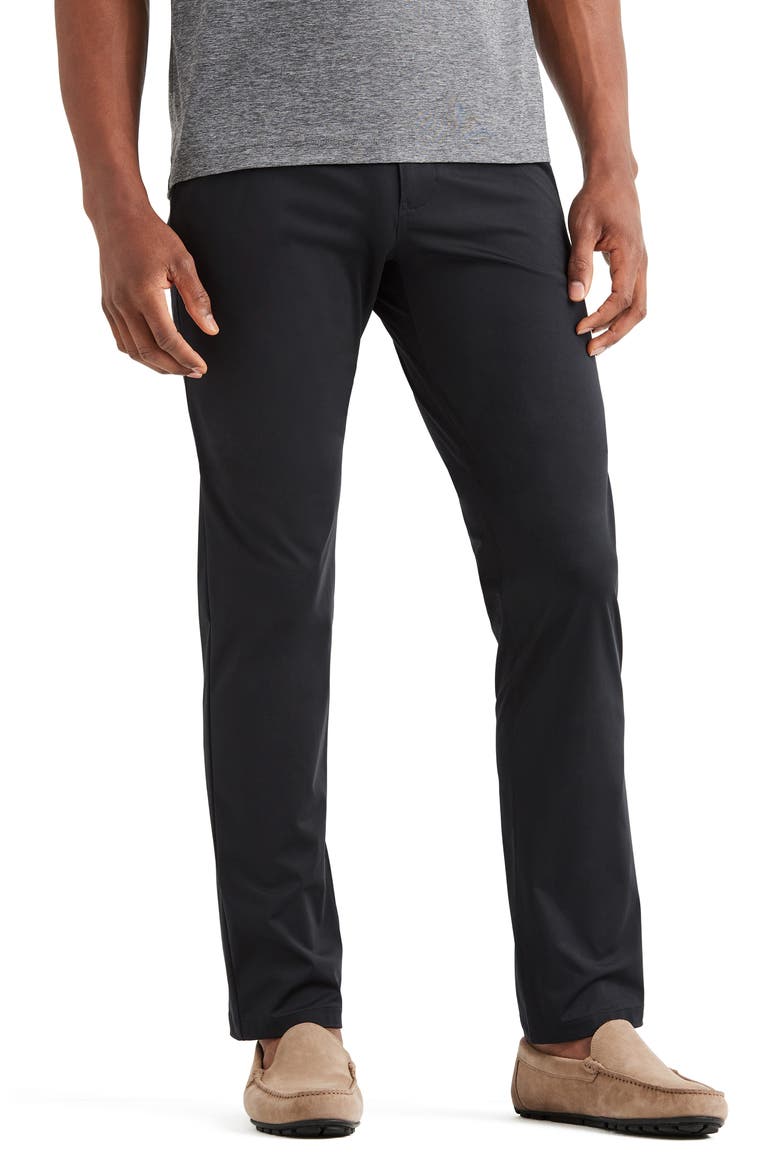 Flat Front Commuter Pants, Alternate, color, BLACK
