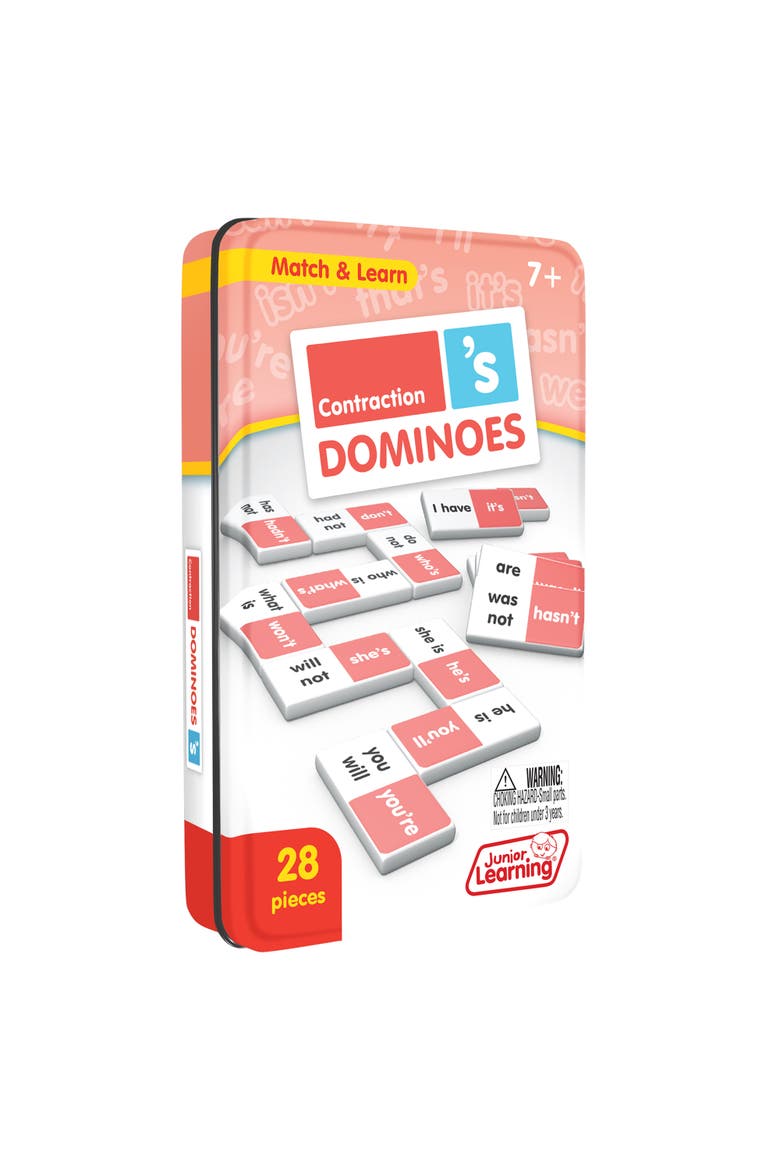 Contraction Dominoes Langauge Arts, Main, color, Multicolored