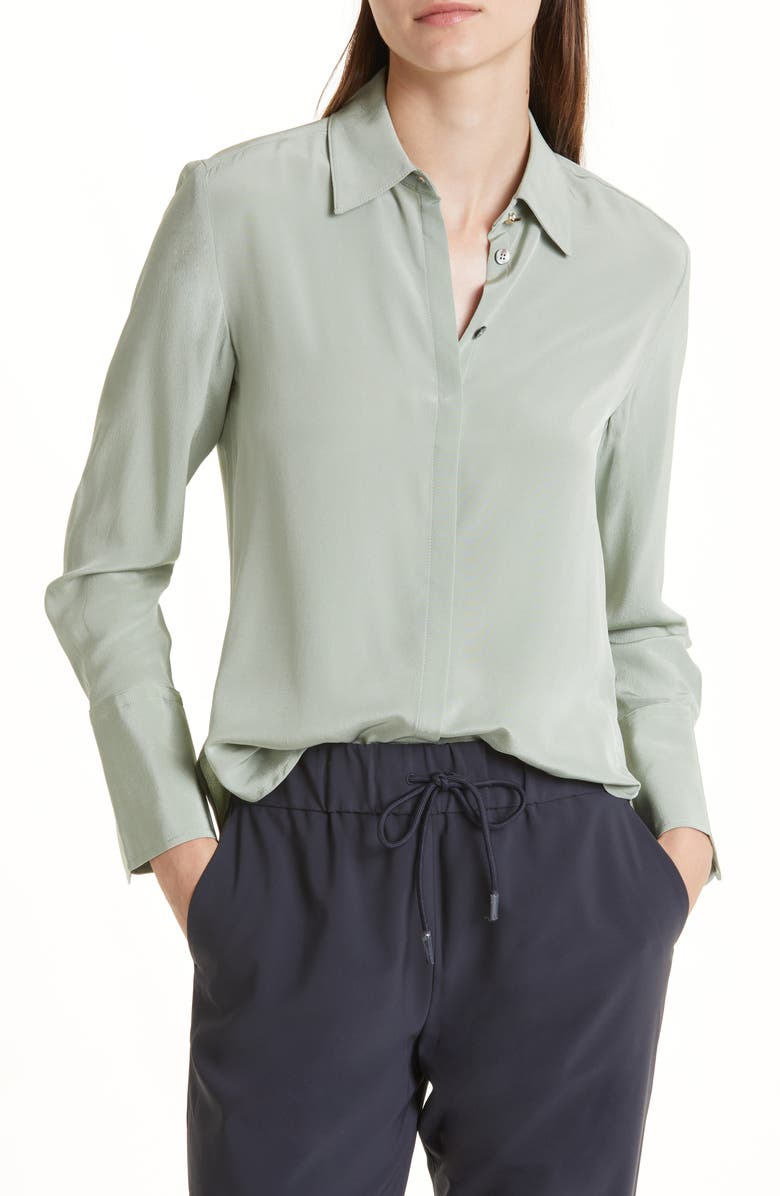 M.M.LaFleur The Tatum Silk Top, Main, color, 