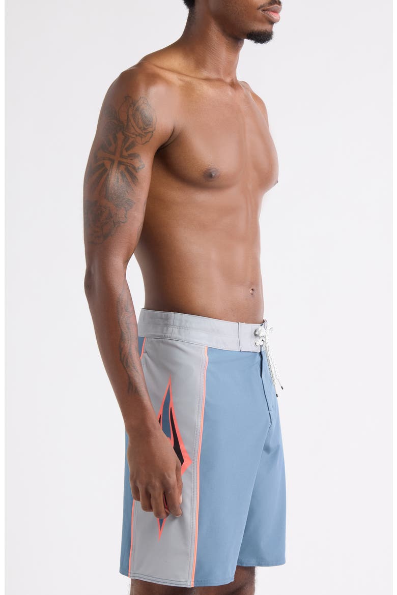 New Wave Pro Board Shorts, Alternate, color, CHINA BLUE