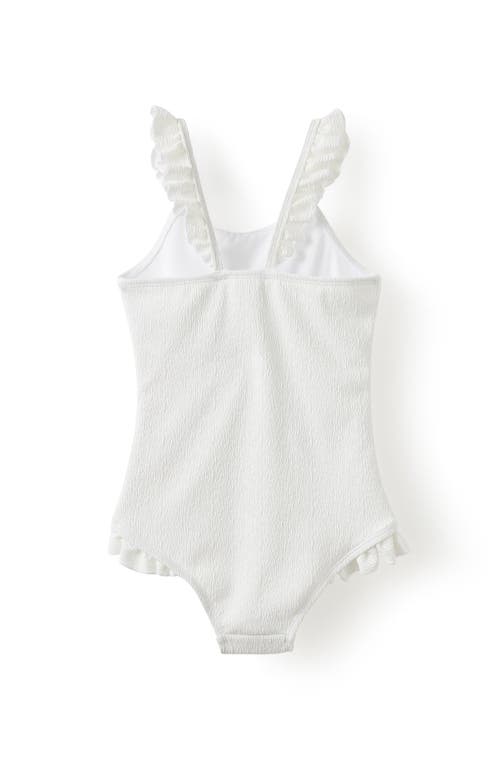 Cotton On Kids Kid's Heather One Piece In Vanilla Crinkle Embroidered